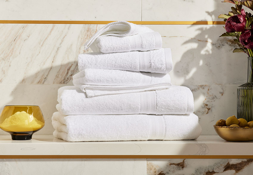 Kempinski Hotel Absorbent Plush Cotton Terry Towels